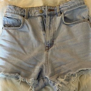 Zara high waisted denim shorts